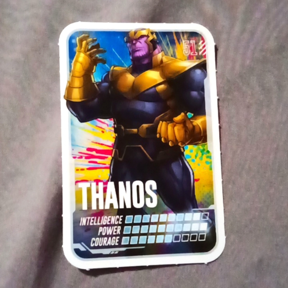 Thanos Marvel card #51